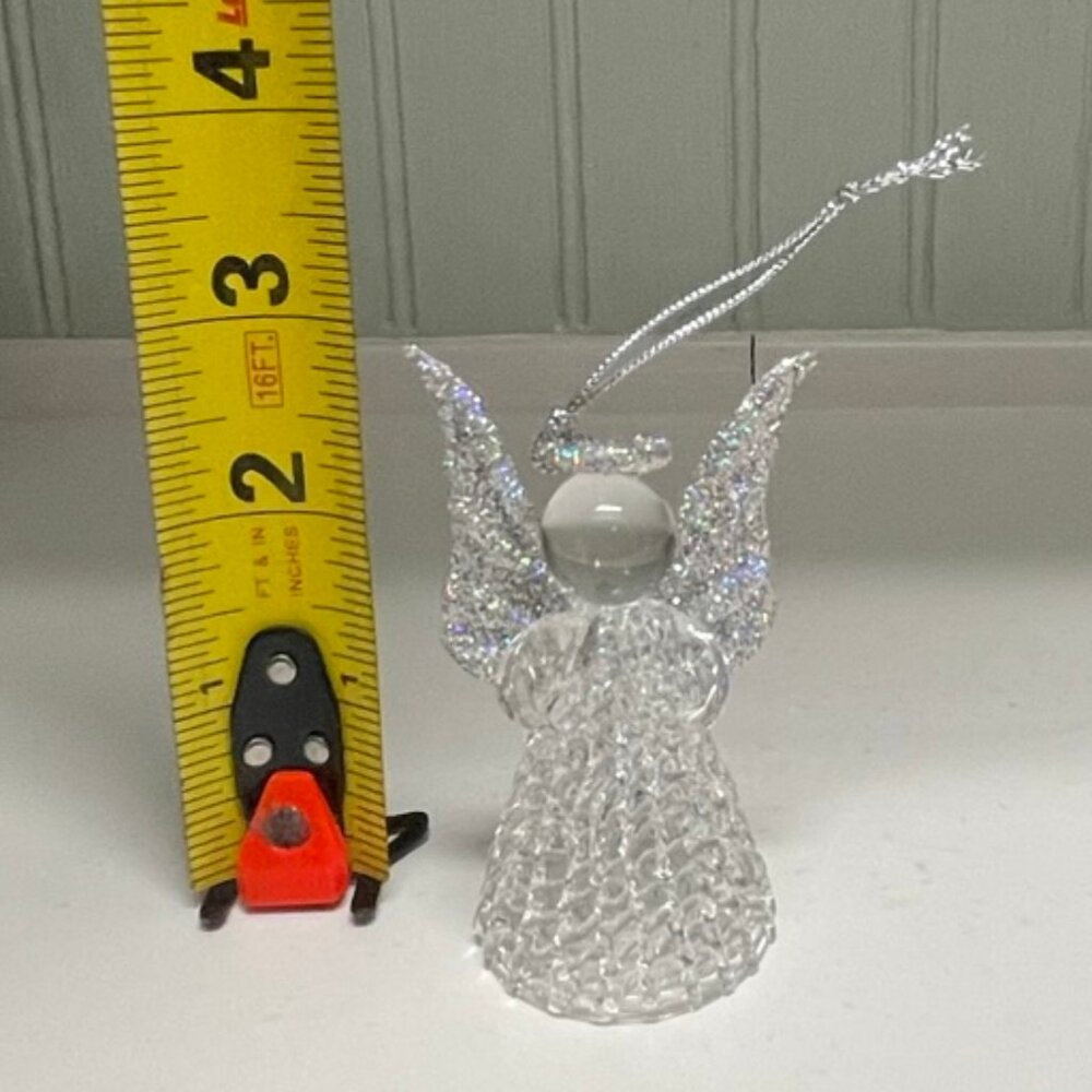 Unique Treasure Ornaments Spun Glass Angel Ornament - Picture 8 of 9